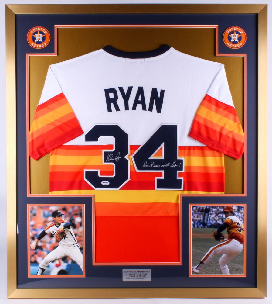 nolan ryan signed jersey