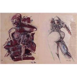 Theodore Berkic (20th Century) Polish (two)