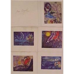 after Marc Chagall (six with autographs)