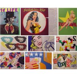 Pop Art Portfolio (Francis, Lichtenstein, Warhol etc.)