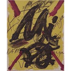 Antonio Tapies (b. 1923) Spanish