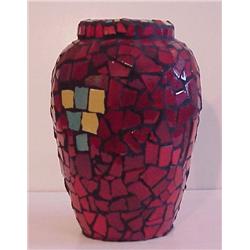 F. Kruka Mosaic vase