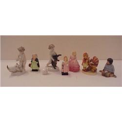 Porcelain and Bone China Figurines (eight)