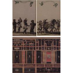 Decorative Arts: Antique Prints (three)