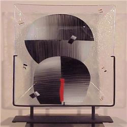 Contemporary Glass charger