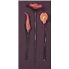 Image 1 : Decorative Glass flowers (three)