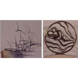 American School sculptures (two)