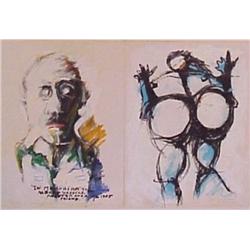 Theodore Berkic (20th Century) Polish (two)