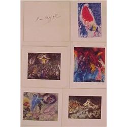 after Marc Chagall (six with autographs)