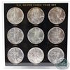 Image 1 : 1986-1994 United States $1 Silver Eagle Year Set. You will receive one of each dates released from 1