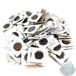 1876-1920 Canada Mixed Large 1-cent Collection. 144pcs.