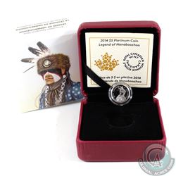 2014 Canada $5 Portrait of Nanaboozhoo Platinum Coin (Tax Exempt).