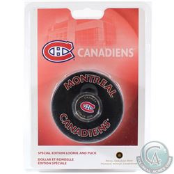 2008 Canada Montreal Canadiens NHL $1 Coin Puck Set