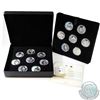 Image 1 : 2010 Canada $25 Vancouver Olympic Games Sterling Silver Hologram Complete 15-coin Set (some capsules