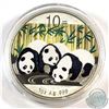 Image 1 : 2013 China 1oz .999 Fine Silver Coloured Panda (capsule is scuffed) Tax Exempt