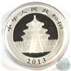 Image 2 : 2013 China 1oz .999 Fine Silver Coloured Panda (capsule is scuffed) Tax Exempt