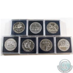 1981-1989 Canada Brilliant Uncirculated Dollar Collection. You will receive 1981, 1982, 1983, 1985,