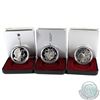 Image 1 : 1994, 1995, 1996 Canada Proof Silver Dollar Collection. 3pcs.