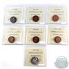 Image 2 : 1955-1959 Canada ICCS Certified Lot. You will receive; 1955 1-cent SF PL-62 Trace Red, 1955 1-cent S