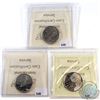 Image 2 : Lot of Canada 25-cent ICCS Certified MS-66 - 2007 Hockey, 2008 & 2013 Secord. 3pcs