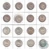 Image 2 : Estate Lot of 16x 1943-1966 Canada 50-cent Circulated in 2x2's. You will receive 1943 Near, 2x 1944 