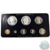 Image 1 : 1977 Republic of Panama 8-coin Proof Set. Please note coins may contain faint toning.