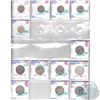 Image 4 : Estate Lot of 1880-1967 Great Britain Coinage of Various Denominations in Plastic Pages. 51pcs