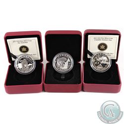 Lot of 3x 2013 O Canada $10 Fine Silver Coins - The Inukshuk,