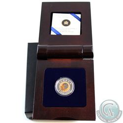 2011 Canada $5 Full Moons of the Algonquin - Full Hunter's Moon Sterling Silver & Niobium Coin (ligh