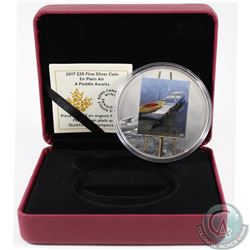 2017 Canada $20 En Plein Air - A Paddle Awaits Fine Silver Coin (missing outer sleeve) Tax Exempt