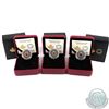 Image 1 : Group Lot of 3x 2017 Canada $3 Zodiac Series Fine Silver Coins - Aries, Taurus & Virgo. 3pcs (TAX Ex