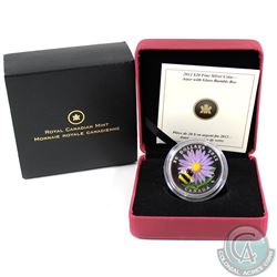2012 Canada $20 Aster with Venetian Glass Bumble Bee (capsule lightly scratched) Tax Exempt