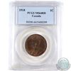 Image 1 : 1918 Canada 1-cent PCGS Certified MS-64 Red/Brown