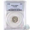 Image 1 : 1948 Canada 10-cent PCGS Certified MS-64