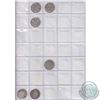Image 2 : Estate lot of Canada Silver 10-cents dated Between 1915 and 1968 in Uni-Safe Folder. 89 pcs