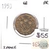 Image 1 : Great Britain 1950 3 Pence Proof