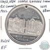 Image 1 : 1937 Temple College Forum R.H. Conwell Pres. 38mm Extra Fine