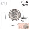 Image 1 : 1918 Canada 10-cents EF-AU (EF-45) cleaned