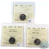 Image 1 : 2003P OE, 2003P NE & 2006 Canada 10-cents ICCS Certified MS-65 (3 pcs)