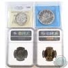 Image 2 : Estate lot Canada 50-cent & Dollar Certified Coins: 1957 ICCS 50-cent MS-64, 2007 50-cent NGC MS-66,