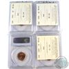 Image 2 : Lot of Canada 1-cent PCGS/ICCS Certified coins: 1989 MS-64 Red, 1992 MS-64 Red PCGS, 1996 MS-64 & 19