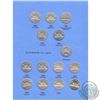 Image 3 : Estate Lot 1922-1960 Canada 5-cent Coin Collection in Vintage Blue Whitman Folder. You will receive 