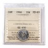 Image 1 : 10-cent 1946 ICCS Certified MS-65