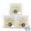 Image 2 : 10-cent 2014, 2015 & 2016 ICCS Certified MS-67. 3pcs