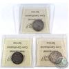 Image 2 : 1885 NFLD 20-cent ICCS F-12, 1890 NFLD ICCS 20-cent F-15 & 1904H 20-cent ICCS F-12. 3pcs