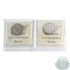 Image 2 : 25-cent 1899 & 1900 Both ICCS Certified EF-40. 2pcs