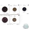 Image 1 : 5x USA War Tokens: 1837 Hard times Not One Cent Token VF, 1863 Civil War Token AU, 1863 Broas Pie Ba