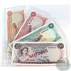 Image 1 : Bahamas 1968 Specimen Banknote Set. Set contains: $1/2, $1, $3, & $5 denominations in UNC or better 