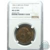 Image 1 : Great Britain 1902 Penny Low Sea Level NGC Certified MS-63 BN