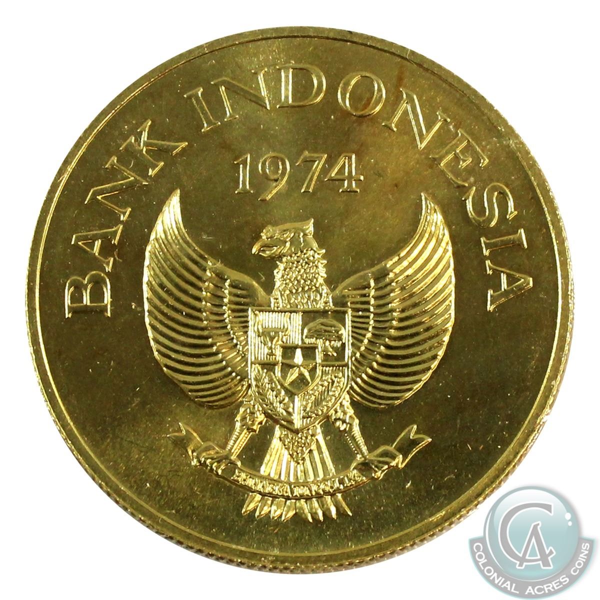 Indonesia: Bank of Indonesia 1974 100000 Rupiah. Coin is.900 Fine, and ...